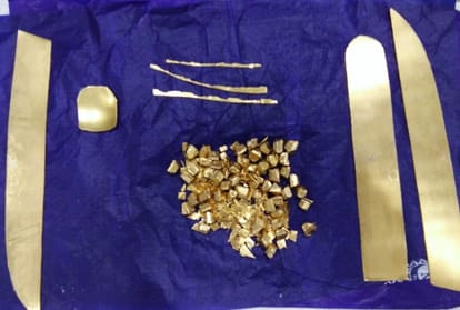 Gold smuggler caught at amausi airport