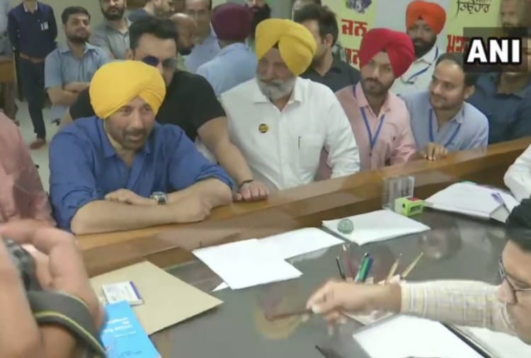 Lok sabha election 2019, Actor sunny deol to file nomination from gurdaspur lok sabha seat today