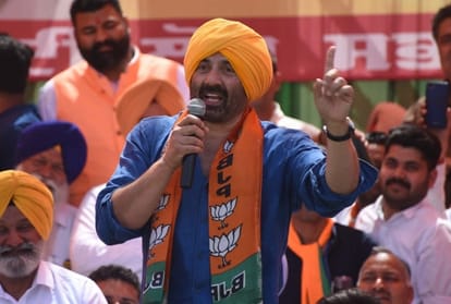 Lok sabha election 2019, Sunny deol address a rally after Nomination in Gurdaspur