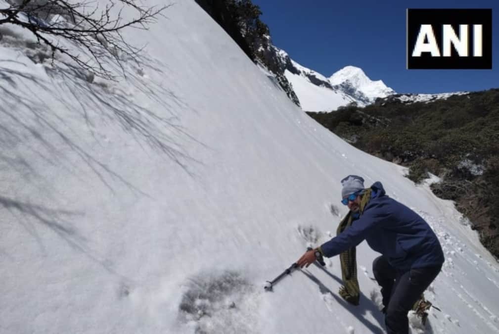 Snow Man yeti footprints in Himalaya Mystery Mountaineer told all truth