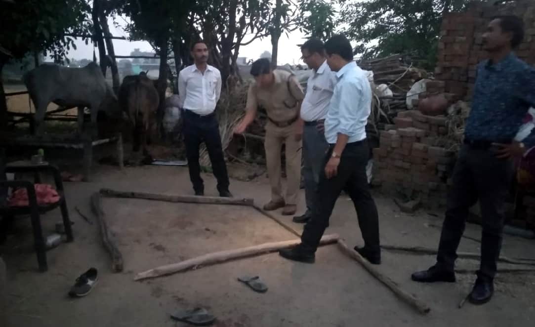 Blast in suspicious thing throw by Crows in haridwar women death