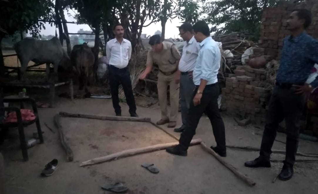 Blast in suspicious thing throw by Crows in haridwar women death