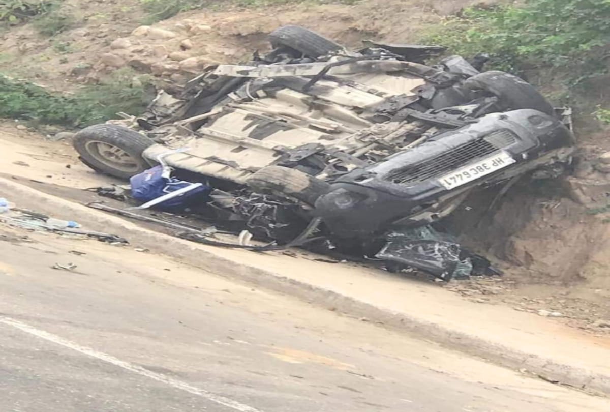 car accident in damtal kangra himachal