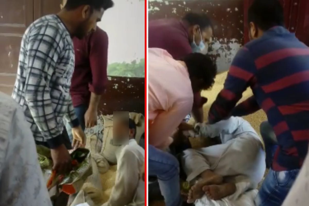 Dealer sons beat a person on demanding ration, video viral