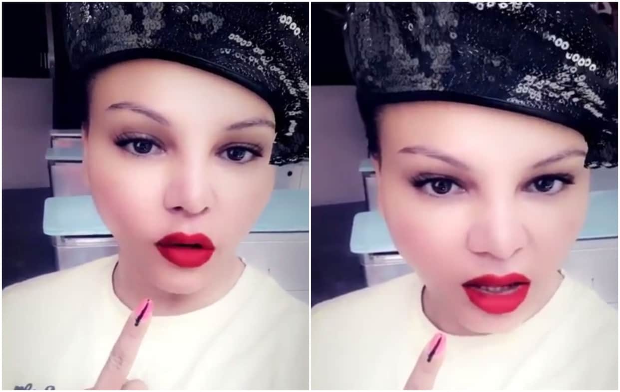 Rakhi sawant casts her vote in mumbai says i do not want corruption