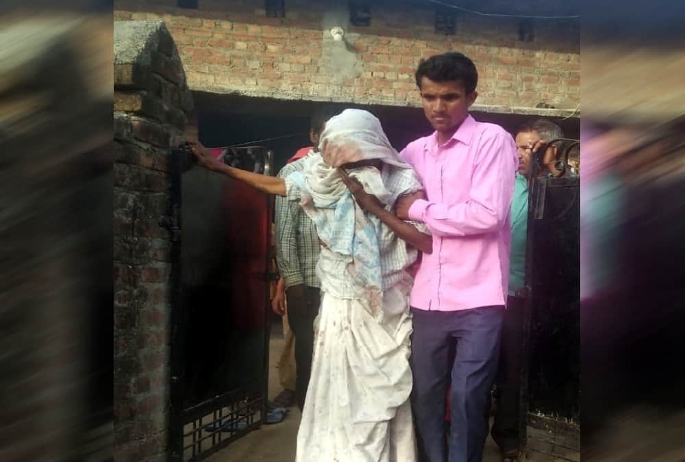 Blast in suspicious thing throw by Crows in haridwar women death