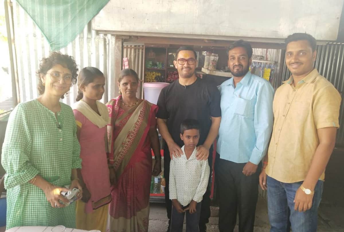aamir khan with wife kiran rao at dhaba here pictures viral