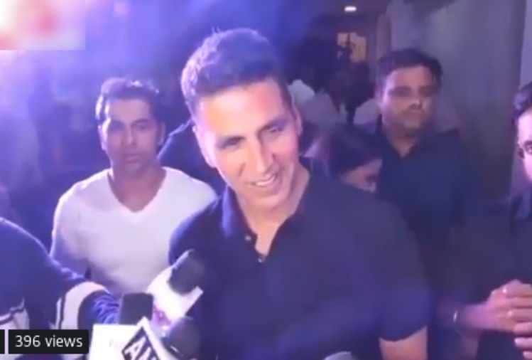 akshay kumar react on absence from polling booth