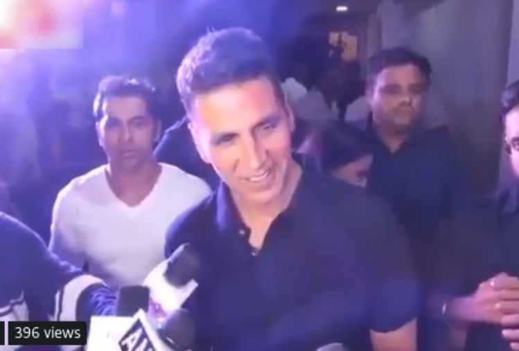 akshay kumar react on absence from polling booth