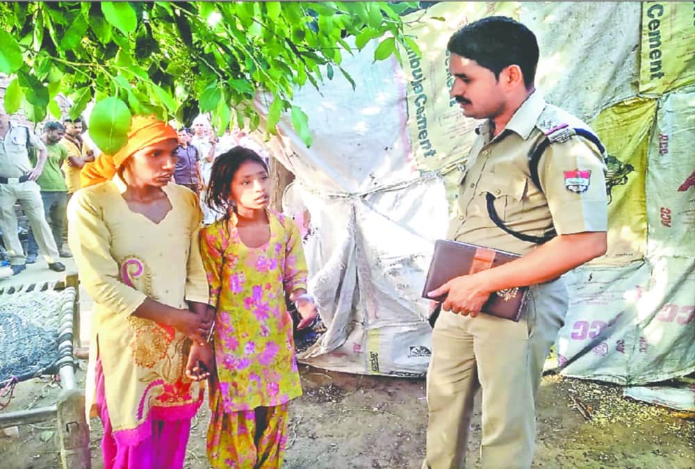 Blast in suspicious thing throw by Crows in haridwar women death