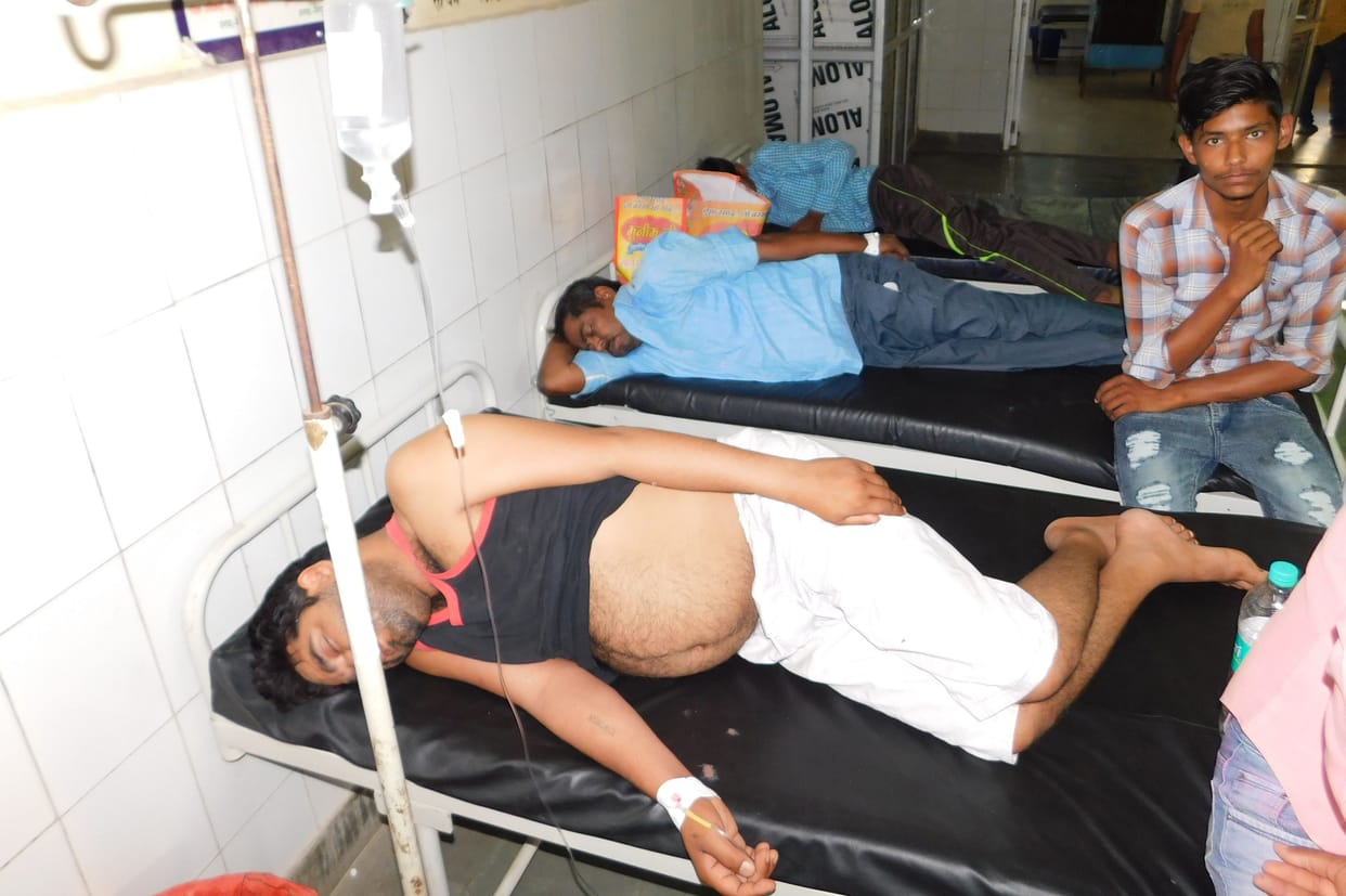 नहीं थम रहीं संक्रामक बीमारी, अस्पताल में बेड हुए  फुल