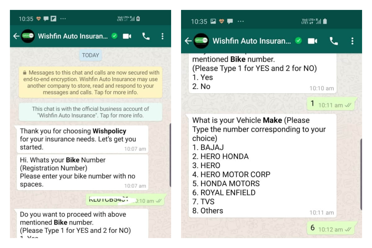 Now you can buy two wheeler insurance via whatsapp Bharti AXA General launches new service
