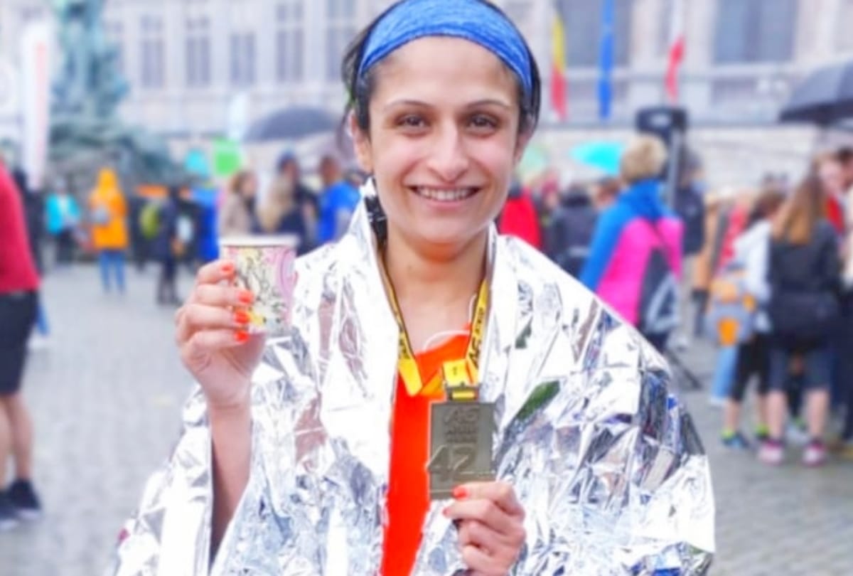 Ahim Jury Shah win marathon in Belgium