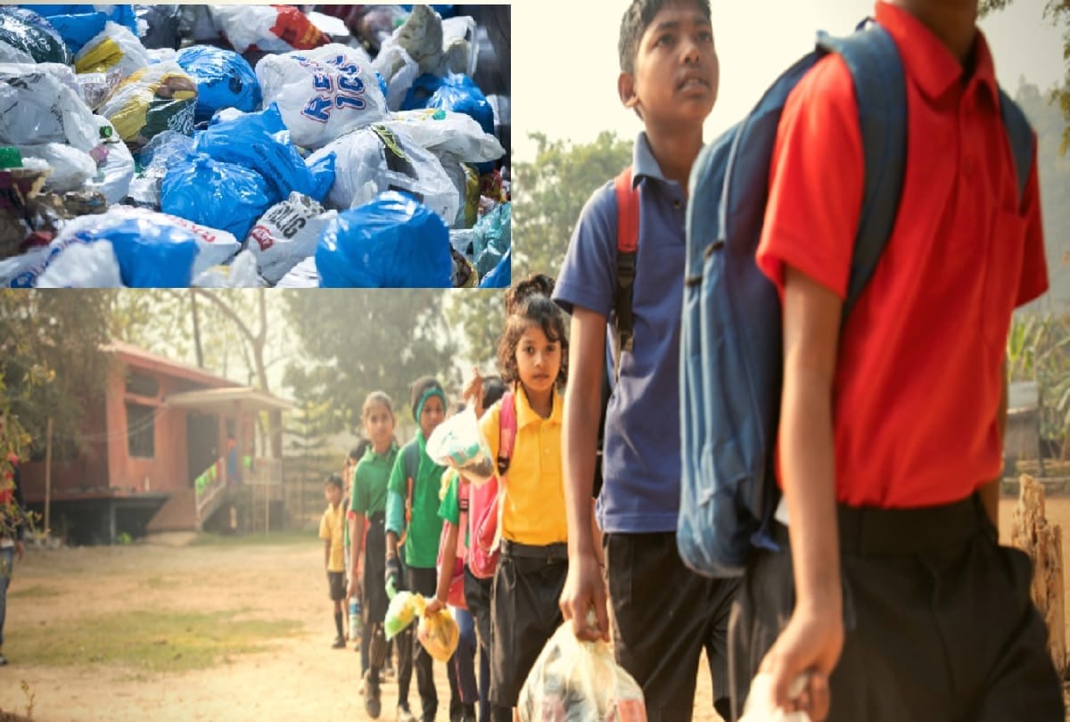 Couple’s Unique and unusual school in Assam Accepts Plastic Waste as School Fees!