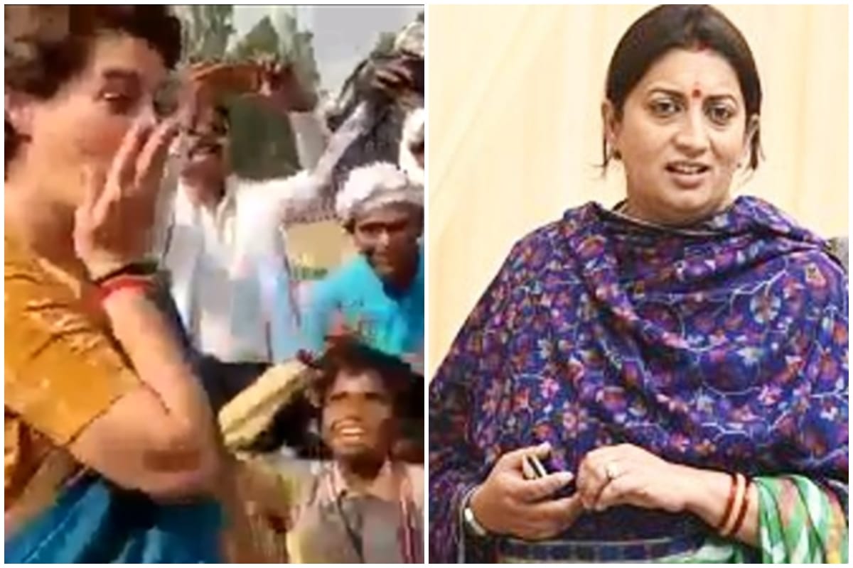 Lok Sabha Election 2019: Smriti Irani blasts Priyanka Gandhi family over video of kids abusing PM