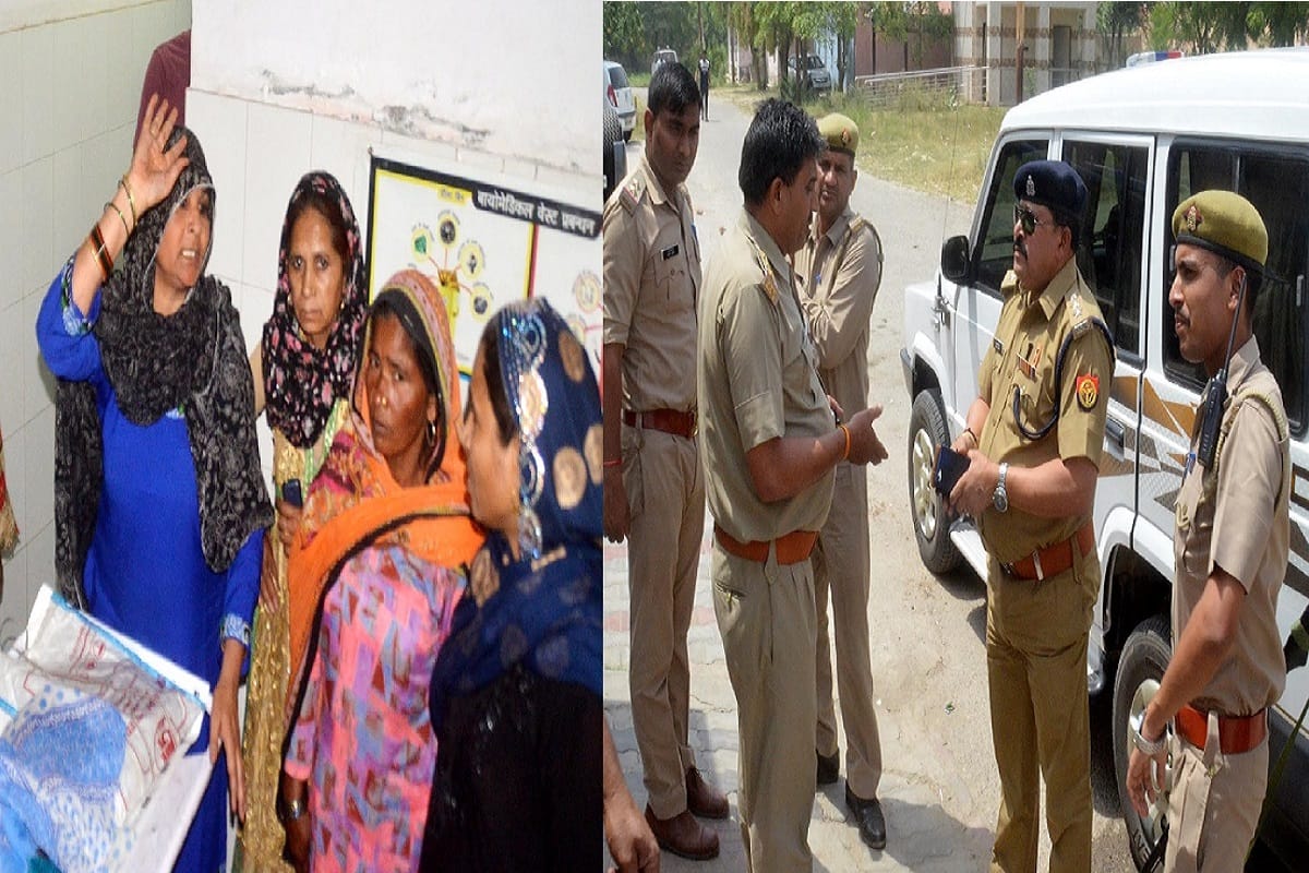 The woman died in Bagpat district hospital and ruckus