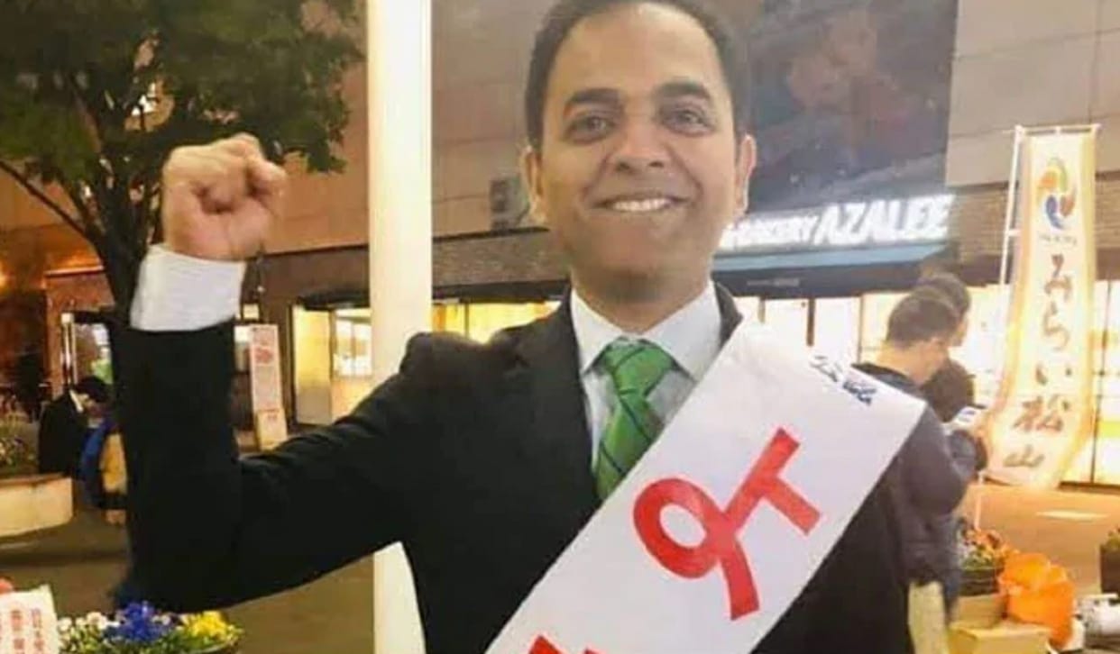 first Indian to win elections in Japan Yogendra Puranik comments on indian elections