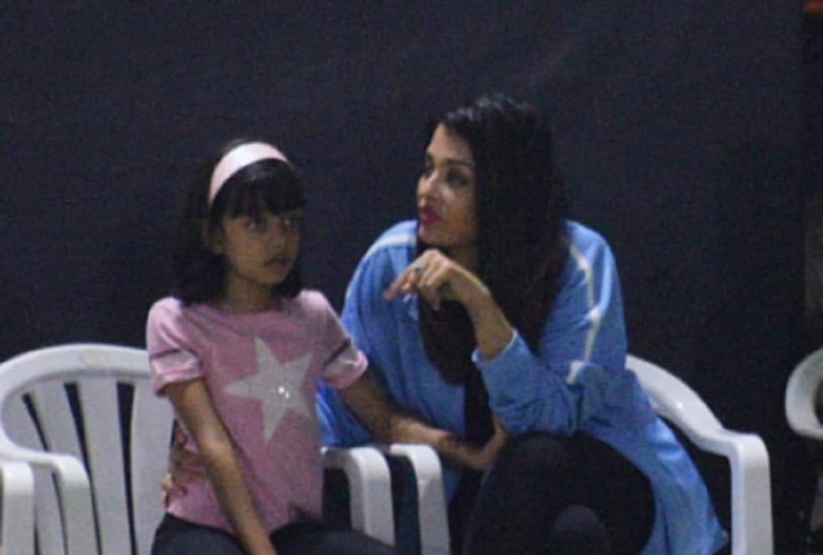 Aishwarya Rai Bachchan trolled again when Aaradhya saw Abhishek and running after Football match