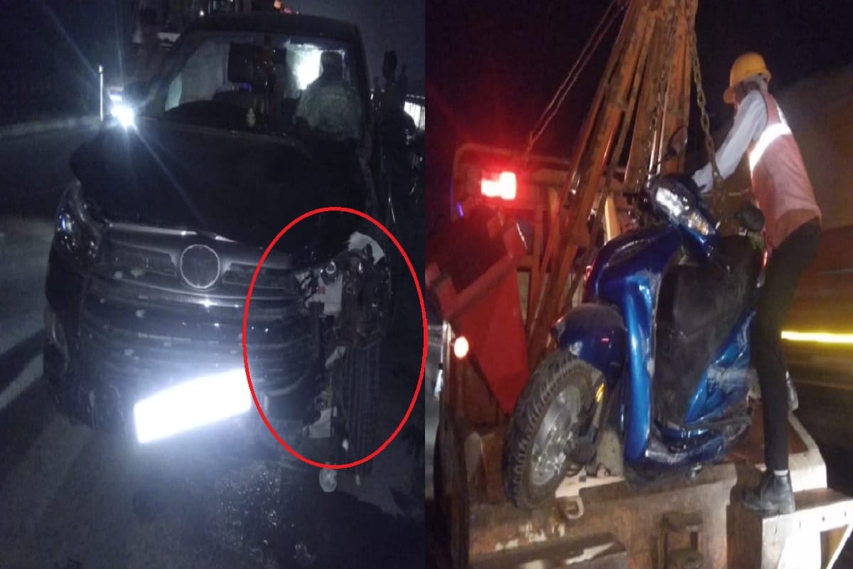 Father and daughter killed and wife injured in car accident at Meerut