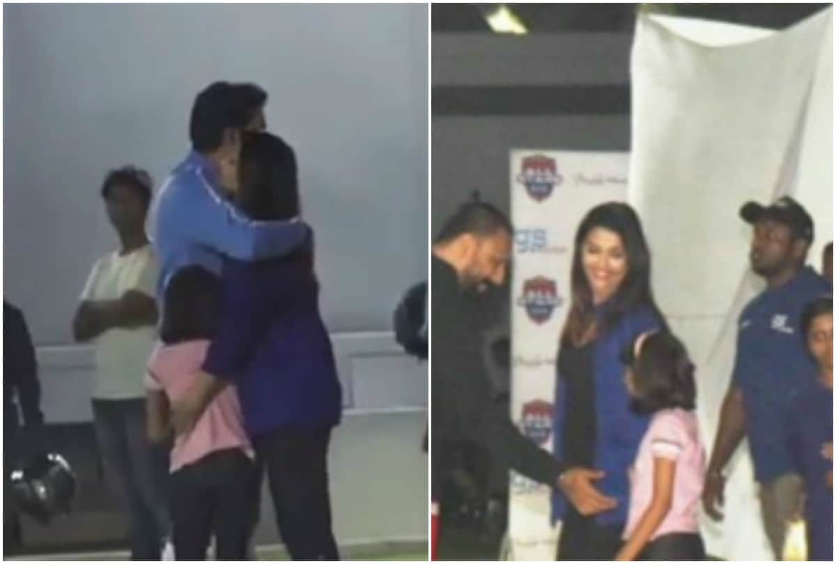 Aishwarya Rai Bachchan trolled again when Aaradhya saw Abhishek and running after Football match