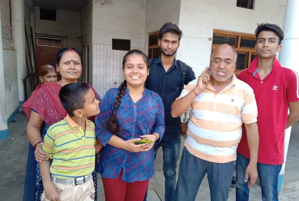 Second Topper of CBSE Board Aishwarya Sinha of Raebareli.