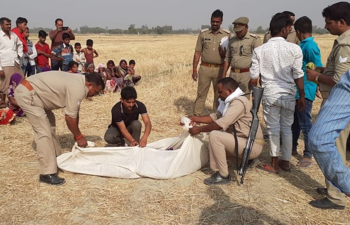 Woman murdered brutally in azamgarh