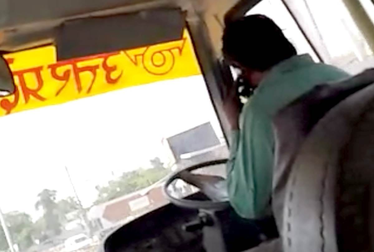 carelessness of driver of parivahan nigam buses
