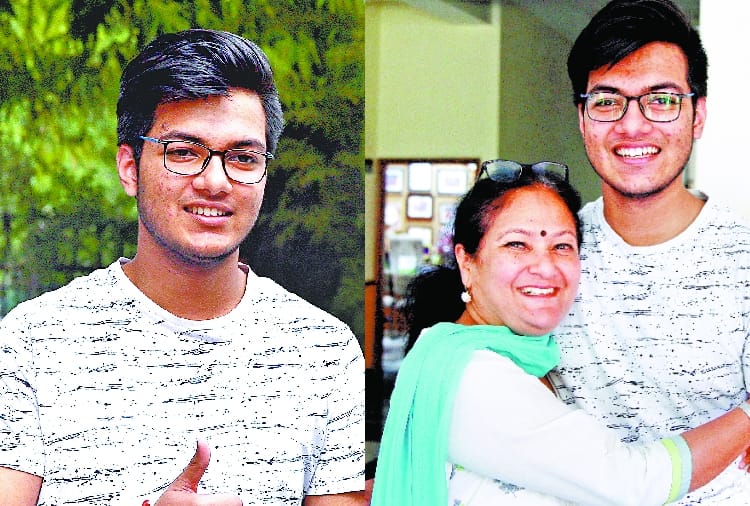 Dishank Jindal Becomes TriCity Topper, Rajas bhatt got 99 percent mark in cbse 12th resut