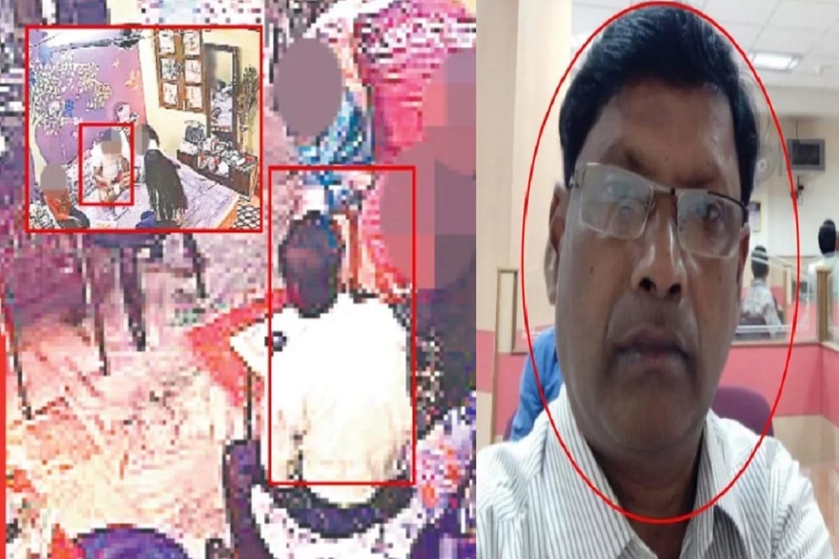 Misbehaving of old man with minor girls, and case open after caught in CCTV at Meerut