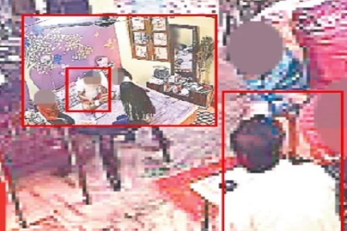 Misbehaving of old man with minor girls, and case open after caught in CCTV at Meerut