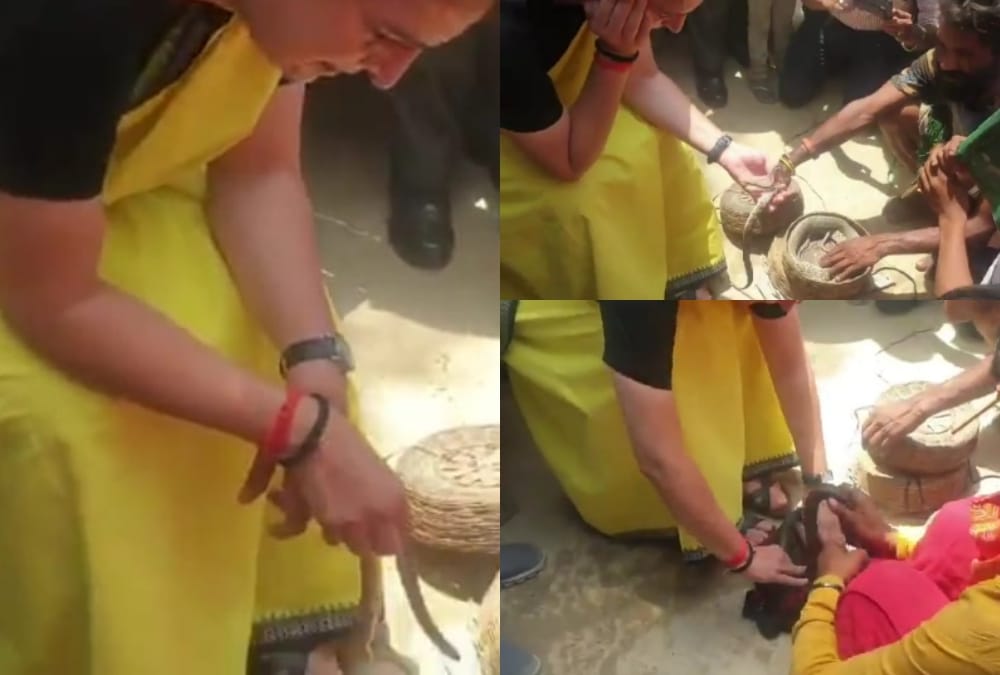 priyanka gandhi gets clean chit for playing snakes during election, fir against charmers
