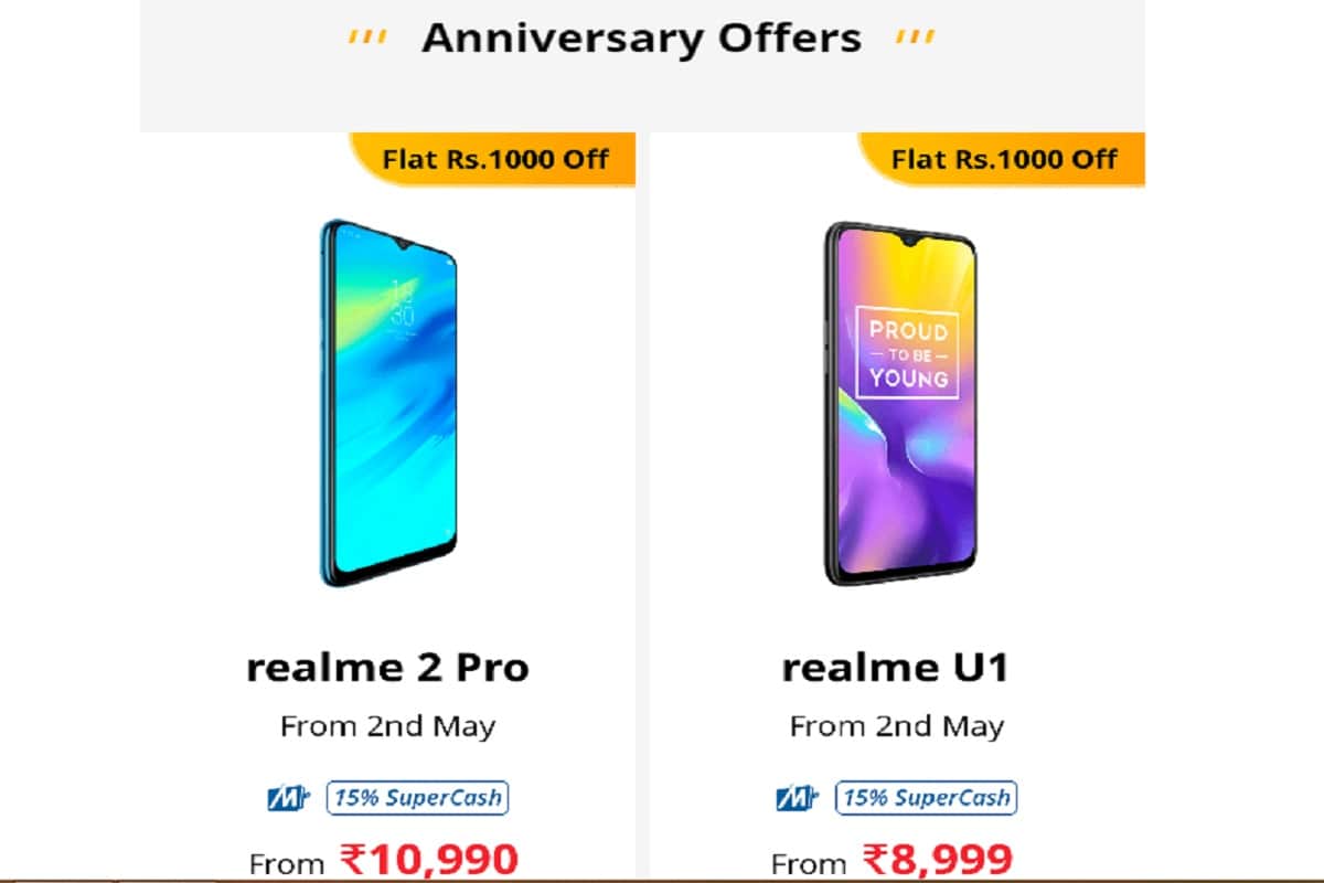 Amazon, flipkart and snapdeal sale: Buy realme 2 pro at just Rs 1, know offer