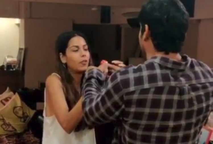 prateik babbar surprise his wife with gifts and flower photos viral