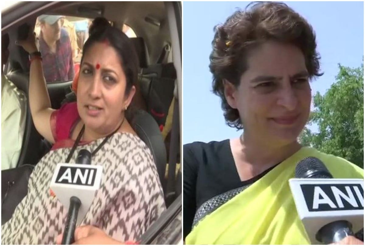 smriti irani now targets priyanka gandhi, done chaupal exactly like her in amethi