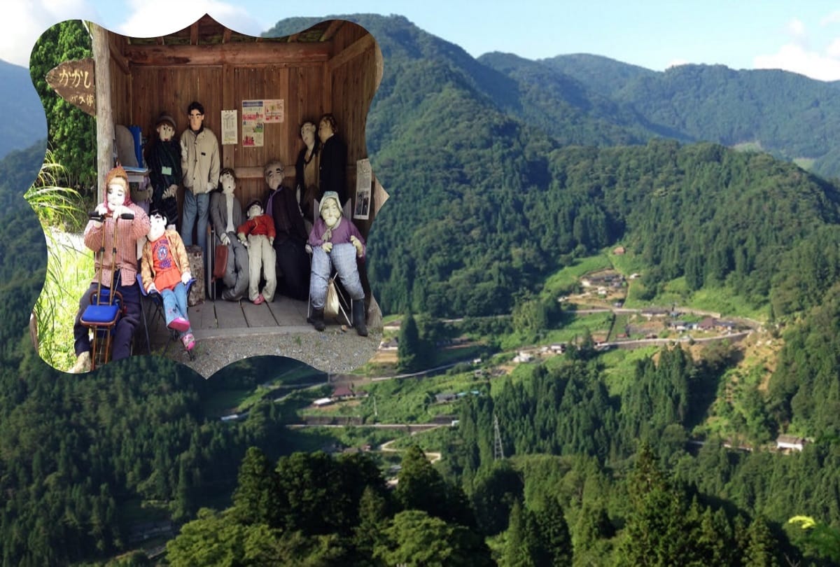 japan nagoro village has only 27 humans and 270 life sized dolls stays everywher see video