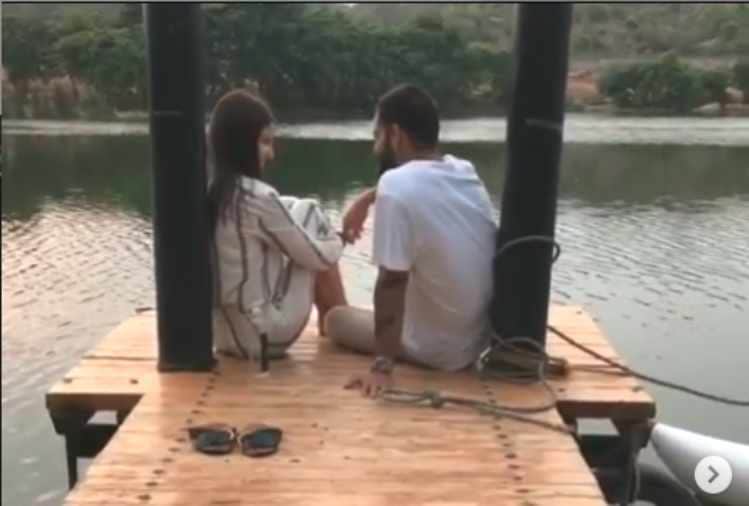 virat kohli celebrate anushka sharma 31st birtday video viral