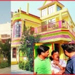 यही हैं वो आलीशन घर और आरोपी पूछताछ करते क्राइम ब्रांच के अधिकारी