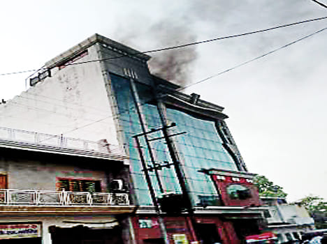 The hotel's fire, a passenger blaze