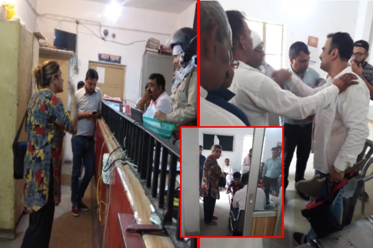 Beating with foreigners in Meerut and the victim gave information by tweet the DGP