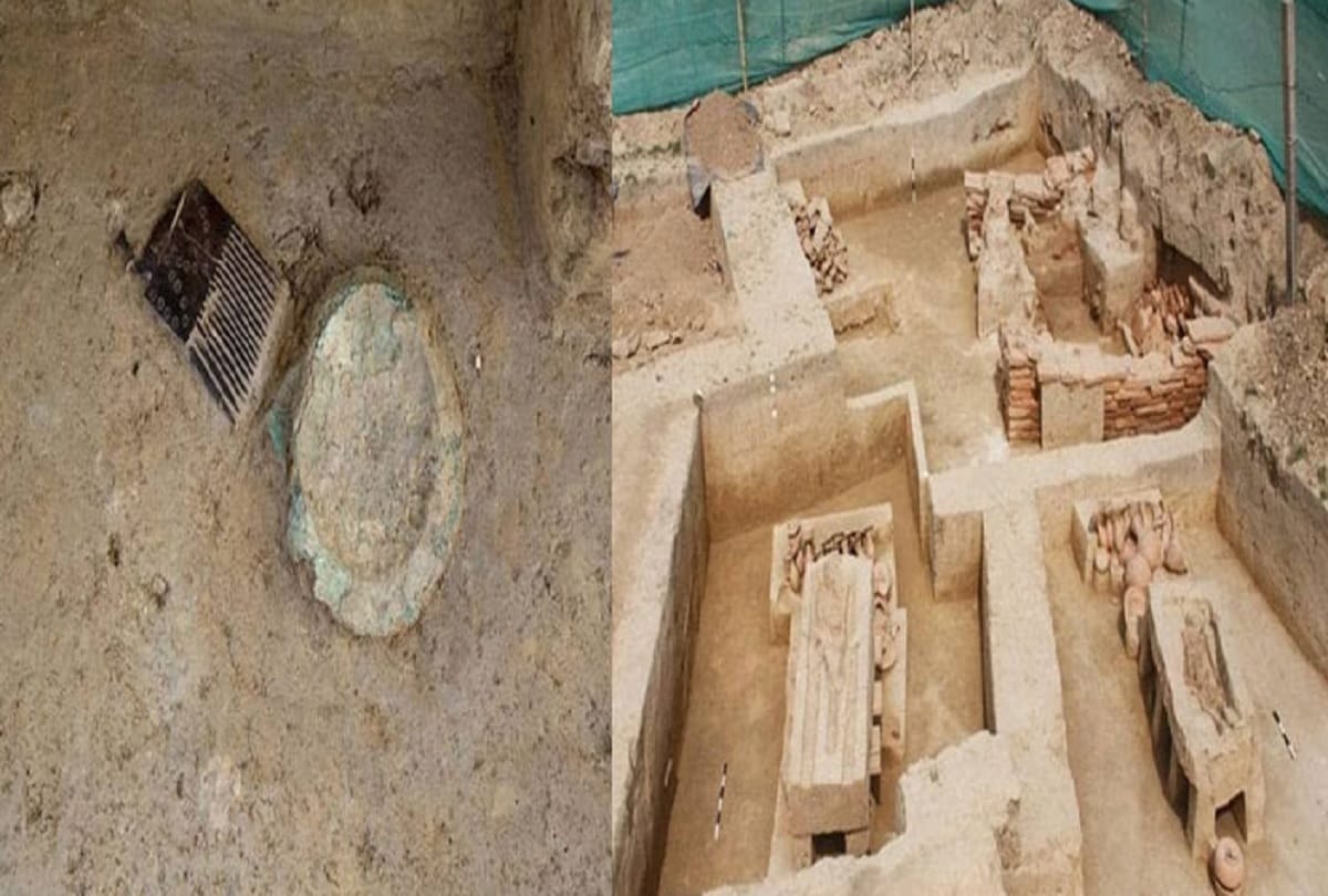 asi finds 4000 year old chariots crowns treasure period of mahabharata at bagpat Sinauli village up