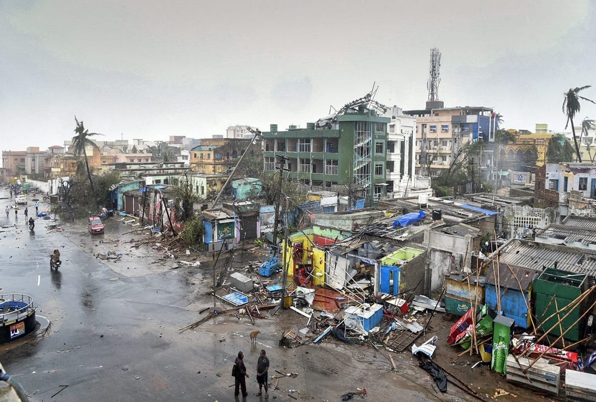 cyclone storm fani massive damage to electricity, communication, rail and air links
