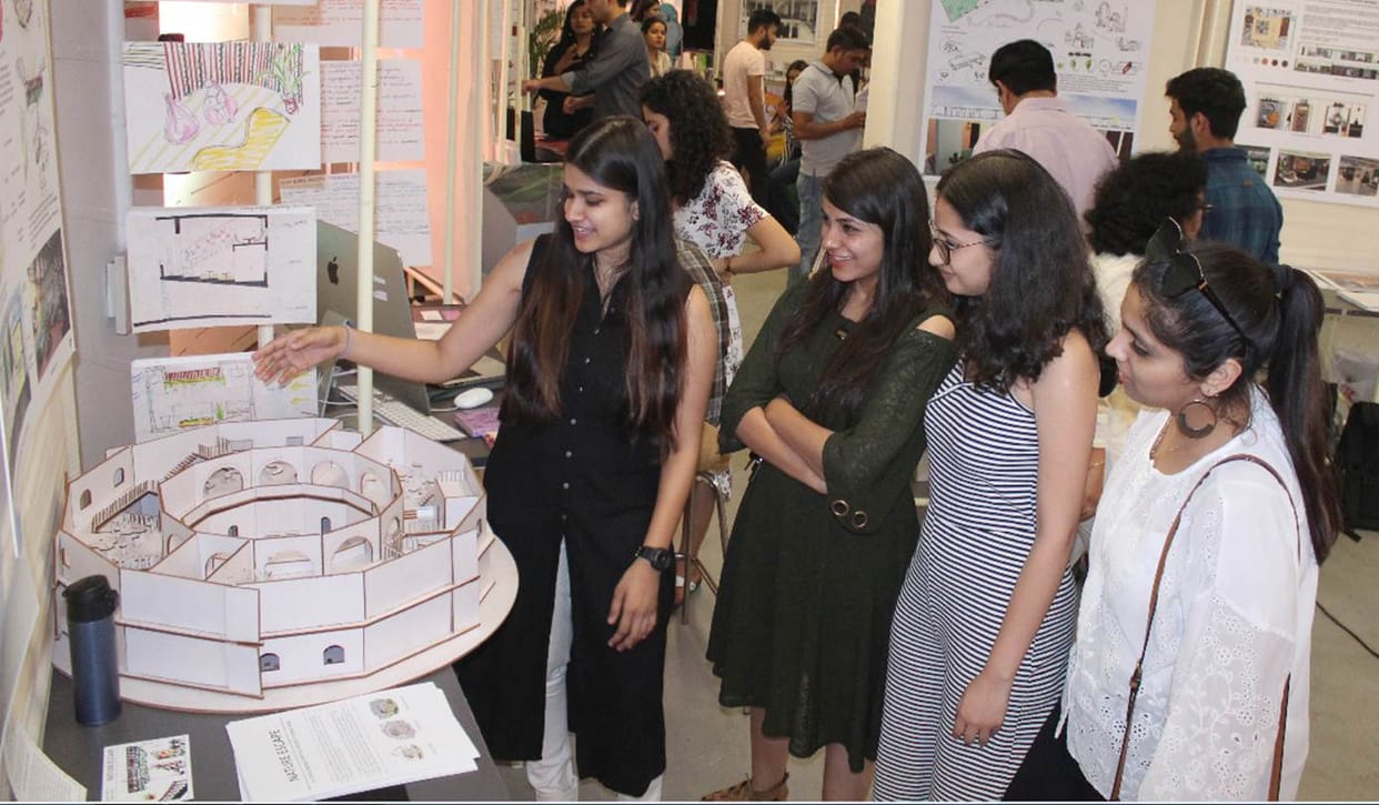 Students show the creativity through project
