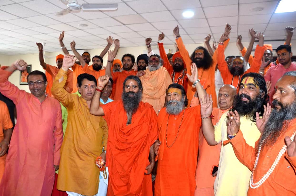 Yoga guru Baba Ramdev against sitaram yechuri