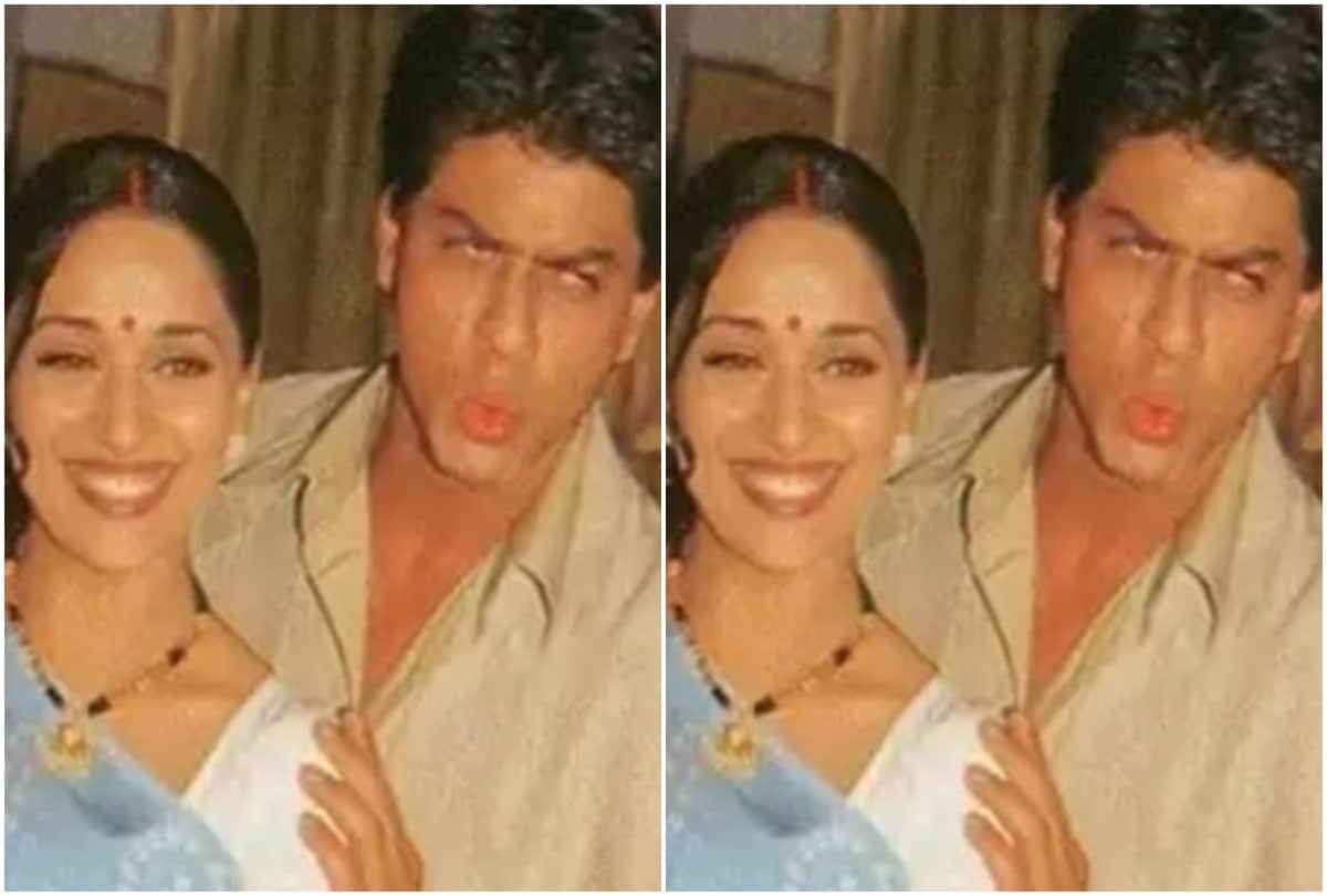 shah rukh khan and madhuri dixit photo viral from hum tumhare hain sanam