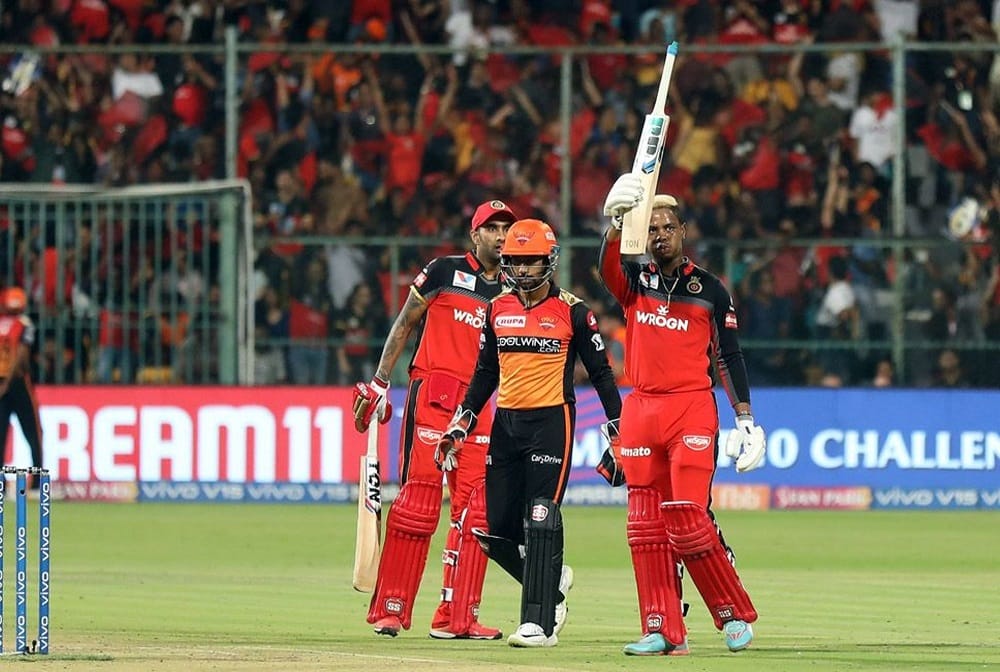 royal challengers bangalore vs sunrisers hyderabad 54th match ipl 2019 rcb vs srh live scorecard