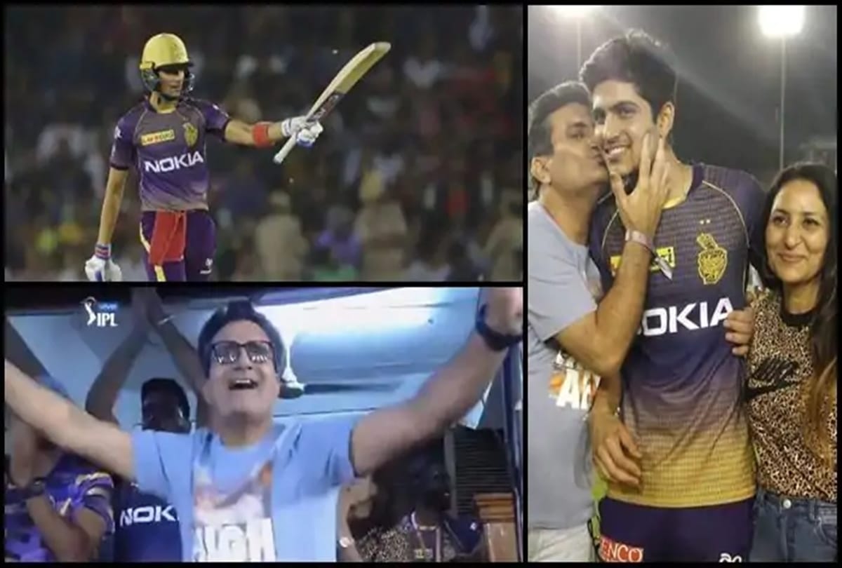 IPL 2019: Shubman Gill father dance going viral after son smashes half century