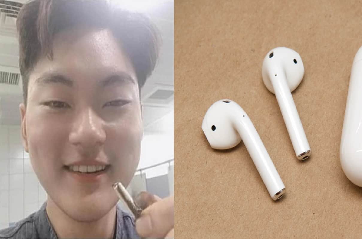 Taiwanese Man swallows AirPod while sleeping and poops it out next day