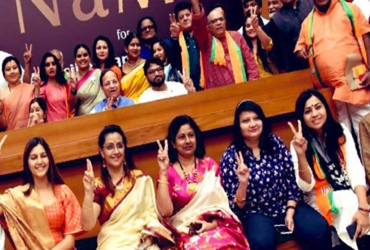 Bollywood Celebrities With Namo in delhi before lok sabha election 12 may