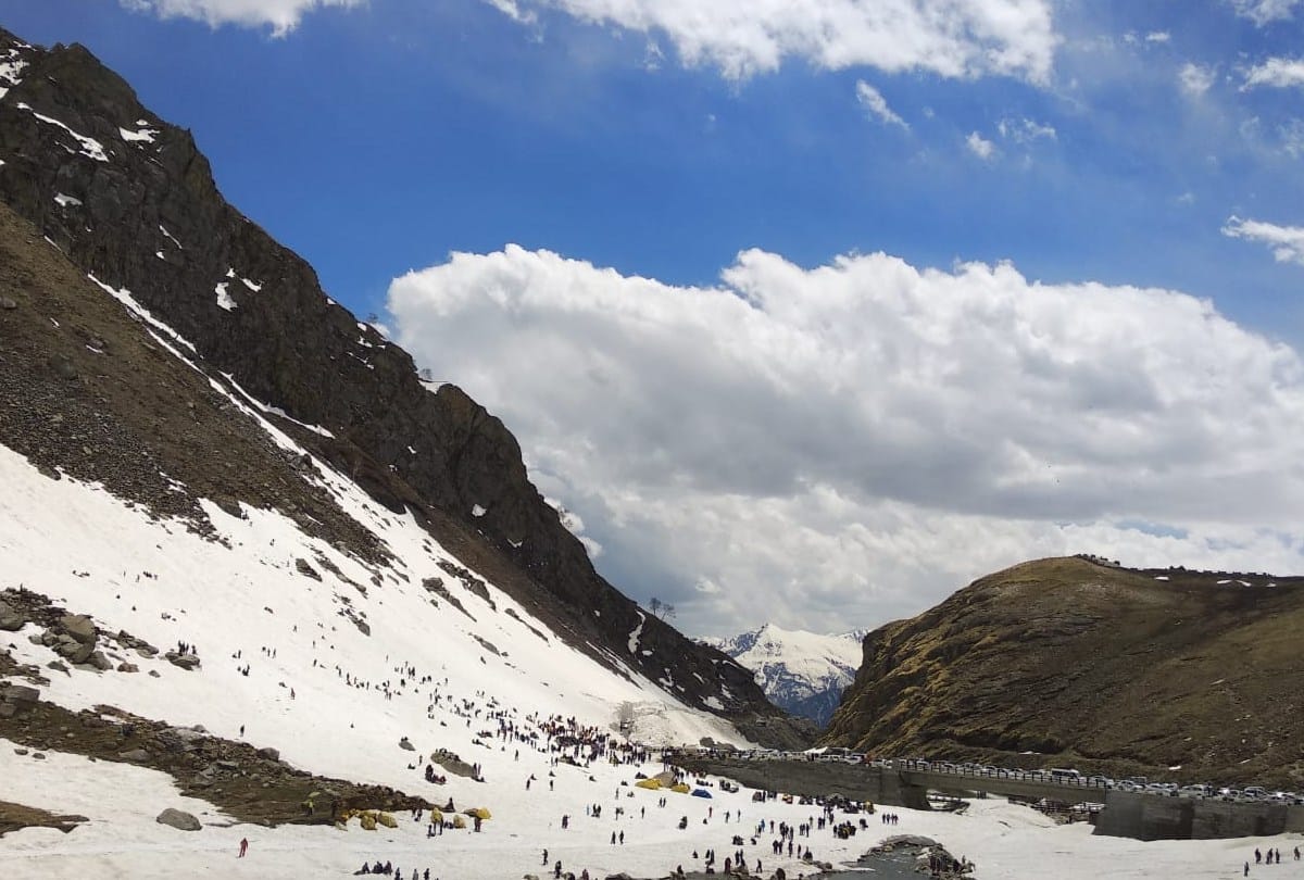 Tourist Place Marhi gulaba barrier Manali Kullu himachal pradesh