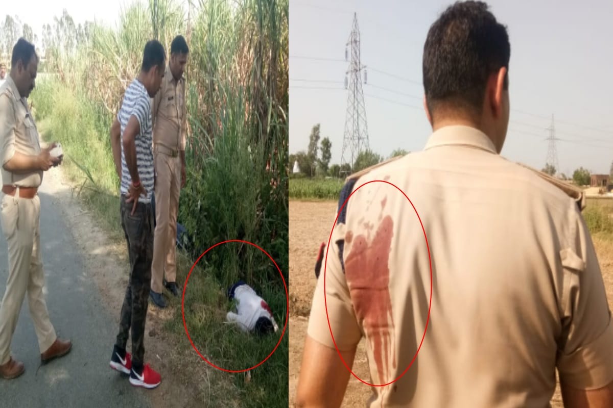 badmash died in Meerut police encounter, CO and a cop injured